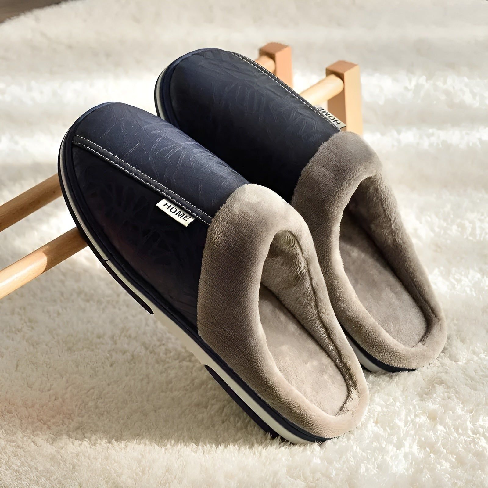 CozyWalk Slippers - Vattentäta tofflor i läder