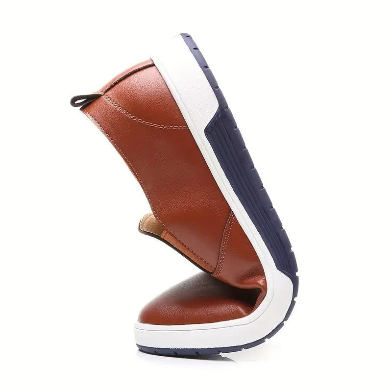 Gavin - Avslappnade skor med platt botten för herrar