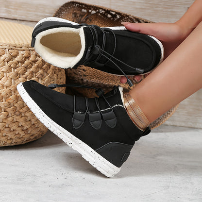 Sophie - Vinterkängor för kvinnor med varmt foder och remmar