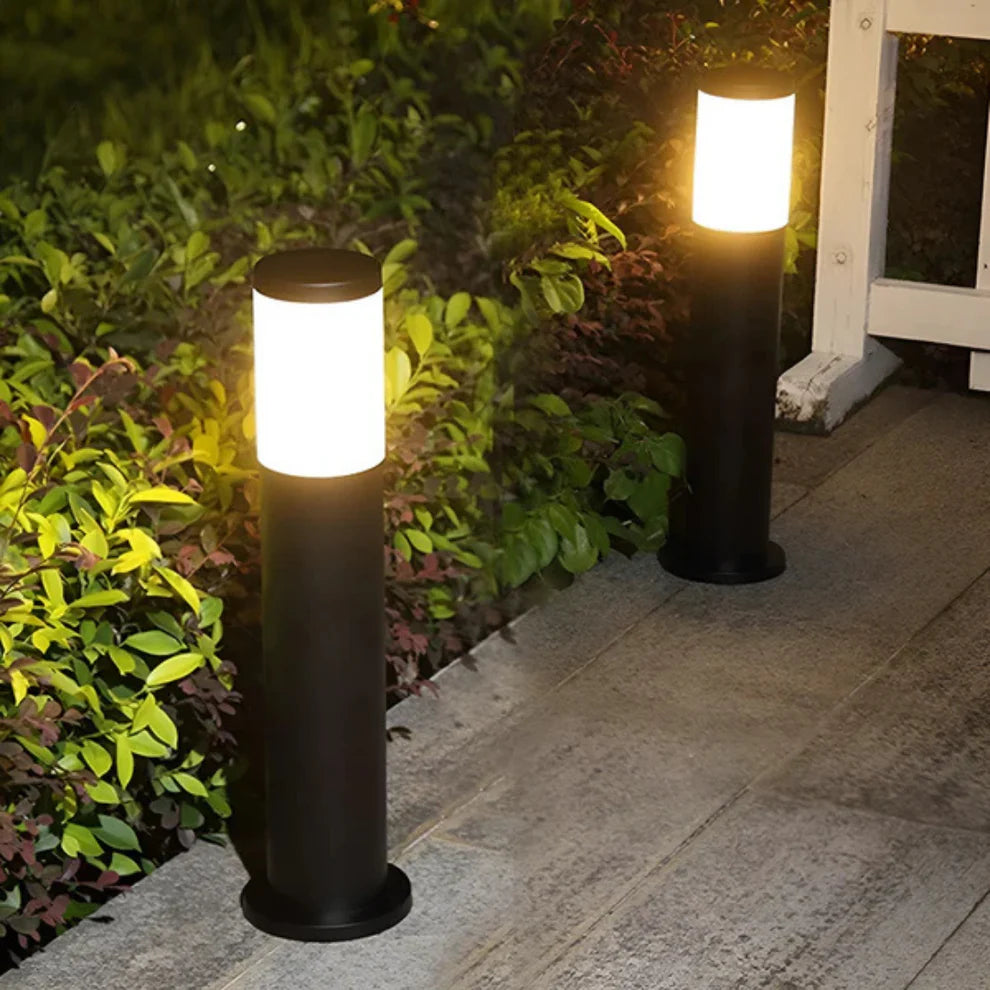 Bright - Snygg solcellsdriven LED utomhuslampa Svart