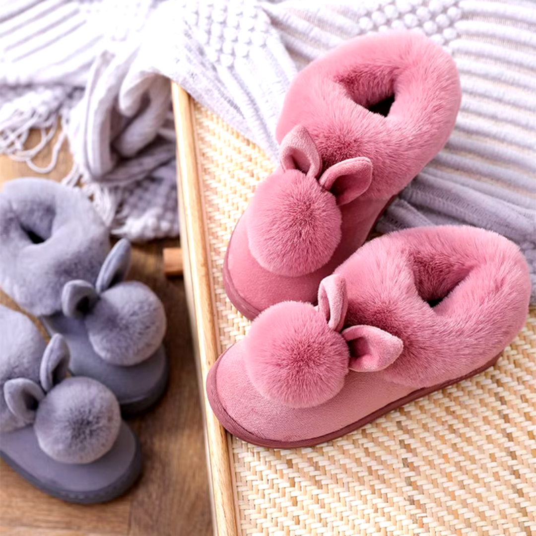 Bunnies - Fluffiga och mysiga vinterskor