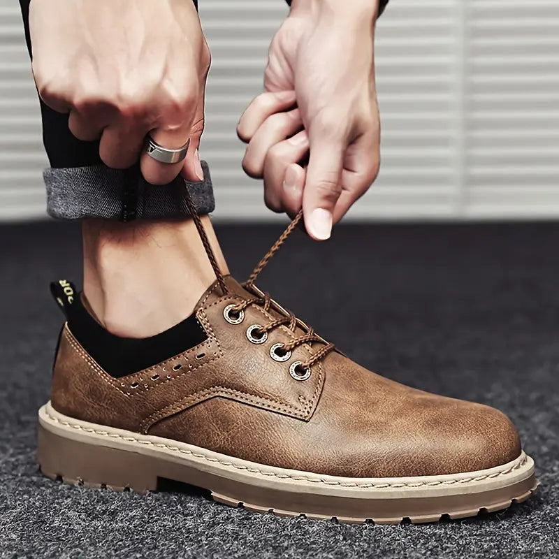 Richard - Rejäl känga med rund tå för herrar