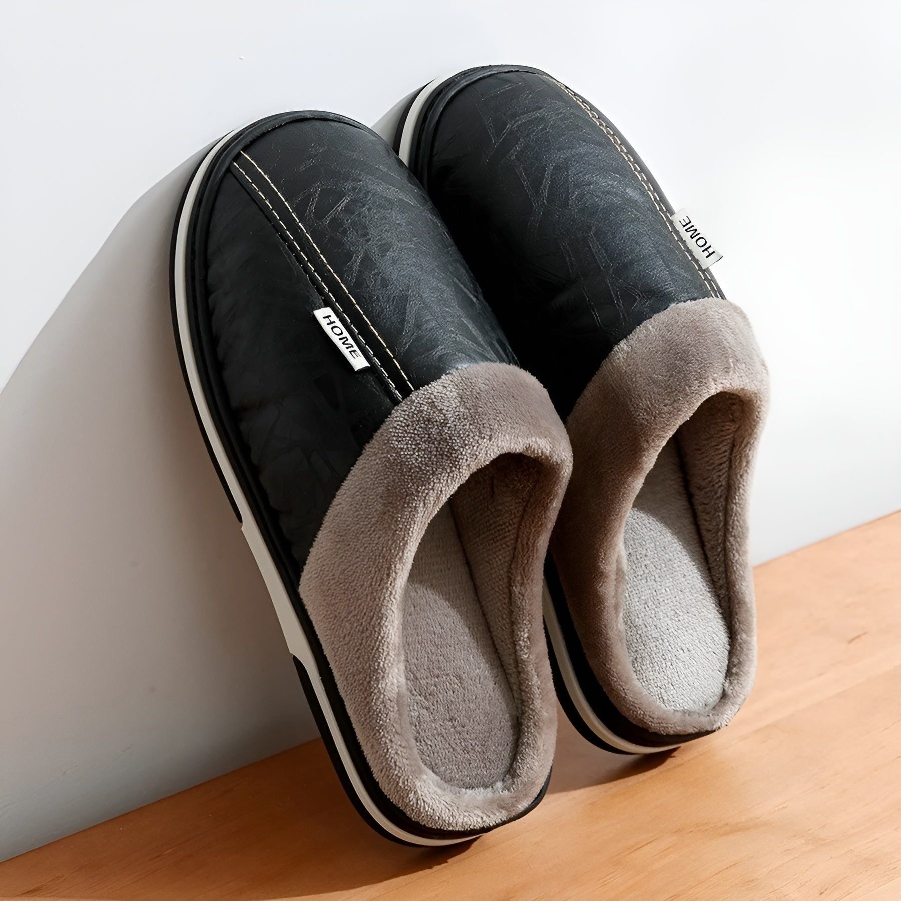 CozyWalk Slippers - Vattentäta tofflor i läder