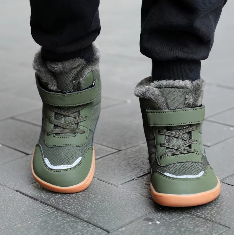 Frostline Kids - Varm och vattenavvisande barfota skor för barn (3 - 15 år)